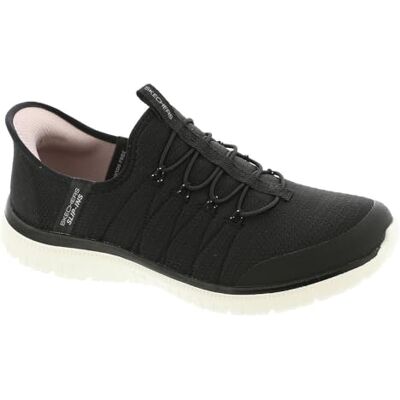 Skechers kvinnors dygd glöd sneakers, svart, 6,5 UK Skechers kvinnors dygd glöd sneakers, svart, 6,5 UK