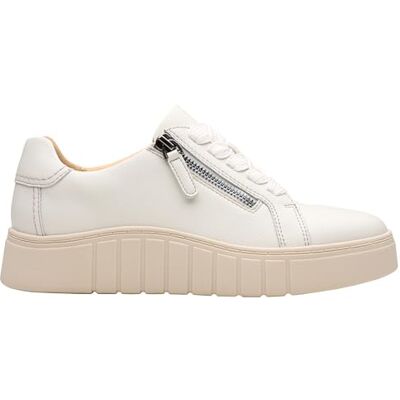 Clarks Mykah Joy Womens Off White Lea, 3.5 Clarks Mykah Joy Womens Off White Lea, 3.5