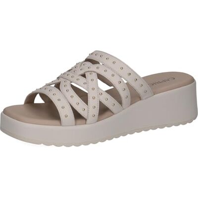 CAPRICE Damen 9-27200-46, Damsandaler, Vit Tofs, 41 EU CAPRICE Damen 9-27200-46, Damsandaler, Vit Tofs, 41 EU