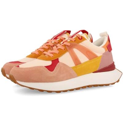 GIOSEPPO Adair gula sneakers med flerfärgade detaljer för kvinnor, Rosa, 36 EU GIOSEPPO Adair gula sneakers med flerfärgade detaljer för kvinnor, Rosa, 36 EU