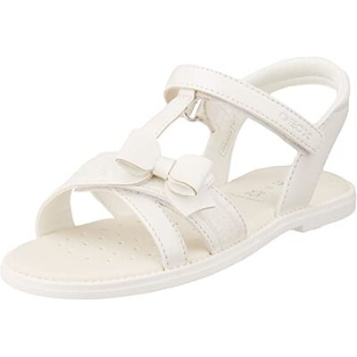 Geox J Karly Girl Sandal, vit, 29 EU, Vit, 29 EU Geox J Karly Girl Sandal, vit, 29 EU, Vit, 29 EU