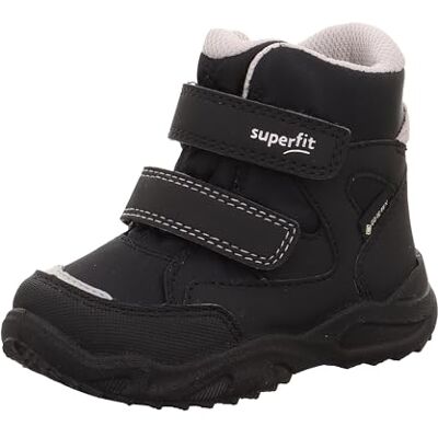 Superfit Baby Jungen GLACIER warm gefütterte Gore-Tex Stiefel, SCHWARZ/HELLGRAU 0010 Superfit Baby Jungen GLACIER warm gefütterte Gore-Tex Stiefel, SCHWARZ/HELLGRAU 0010