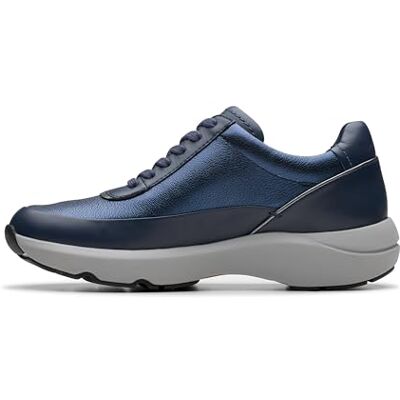 Clarks Tivoli Zip Womens Navy Combi, 3.5 Clarks Tivoli Zip Womens Navy Combi, 3.5
