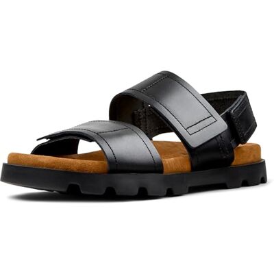 Camper Herr Brutus K100777 2-strap sandal, svart 011, 45 EU, Svart 011, 45 EU Camper Herr Brutus K100777 2-strap sandal, svart 011, 45 EU, Svart 011, 45 EU