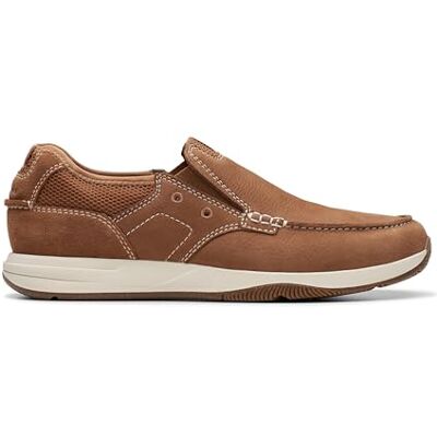 Clarks Sailview Step Mens Light Tan Nubuck, 10.5 Clarks Sailview Step Mens Light Tan Nubuck, 10.5