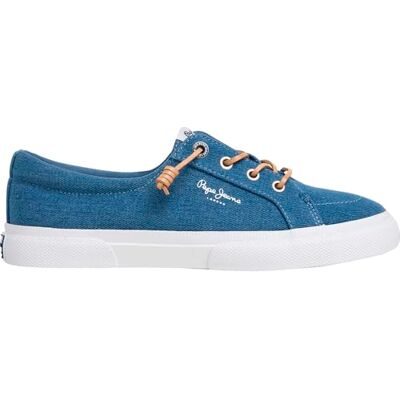 Pepe Jeans dam KENTON W sneak, blå (DENIM), 5 UK, Blå denim, 5 UK Pepe Jeans dam KENTON W sneak, blå (DENIM), 5 UK, Blå denim, 5 UK