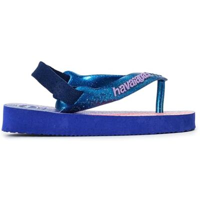 Havaianas Unisex Baby Palette Glow Flip-Flop, Marine Blue, 4 UK Child Havaianas Unisex Baby Palette Glow Flip-Flop, Marine Blue, 4 UK Child