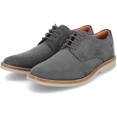 Clarks Atticus LTLace Mens Dark Grey Nubuck, 6.5 Clarks Atticus LTLace Mens Dark Grey Nubuck, 6.5