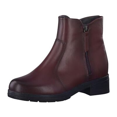 Tamaris Comfort Dam 8-85318-41 läder komfort passform utbytbar fotbädd klassisk dekorativ dragkedja vardagsskor ankelstövlar, Bordeaux, 36 EU Weit Tamaris Comfort Dam 8-85318-41 läder komfort passform utbytbar fotbädd klassisk dekorativ dragkedja vardagsskor ankelstövlar, Bordeaux, 36 EU Weit
