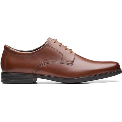 Clarks Howard Walk Mens Dark Tan Lea, 8 Clarks Howard Walk Mens Dark Tan Lea, 8