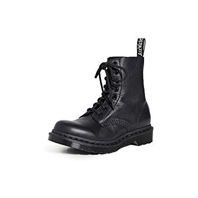 Dr. Martens 1460 Pascal Mono 8 Eye Boot, Amfibier Dam, 43 EU, Svart Virginia, 43 EU Dr. Martens 1460 Pascal Mono 8 Eye Boot, Amfibier Dam, 43 EU, Svart Virginia, 43 EU