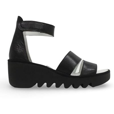 Fly London dam BONO290FLY Sandal, svart, 7 UK, Svart, 40 EU Fly London dam BONO290FLY Sandal, svart, 7 UK, Svart, 40 EU
