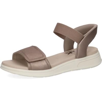 CAPRICE Damer 9-28210-46 platta sandaler, taupe METALLIC, 41 EU CAPRICE Damer 9-28210-46 platta sandaler, taupe METALLIC, 41 EU
