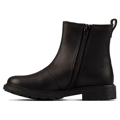 Clarks Astrol Orin K Childrens Black Leather, 3.5 Clarks Astrol Orin K Childrens Black Leather, 3.5
