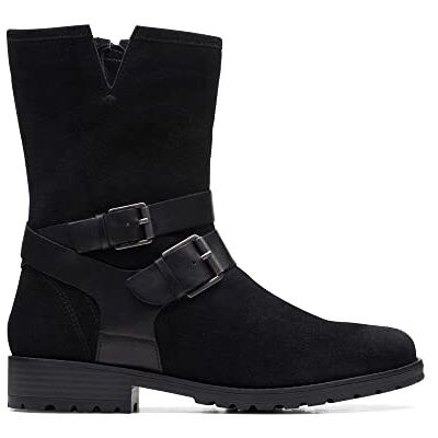 Clarks Dam Clarkwell halvmode stövlar, svart WLined Lea, 35,5 EU, Svart lindad Lea, 35.5 EU Clarks Dam Clarkwell halvmode stövlar, svart WLined Lea, 35,5 EU, Svart lindad Lea, 35.5 EU