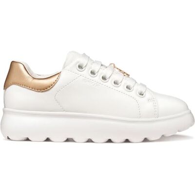 Geox J PUFFYPOP Girl A sneakers, vit/LT ros, 37 EU Geox J PUFFYPOP Girl A sneakers, vit/LT ros, 37 EU
