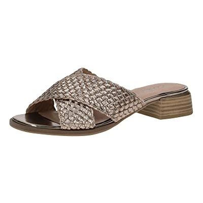 CAPRICE Damer 9-9-27200-20 pantolettklack, taupe metallic, 39 EU, Tygransfärgad metallisk, 39 EU CAPRICE Damer 9-9-27200-20 pantolettklack, taupe metallic, 39 EU, Tygransfärgad metallisk, 39 EU