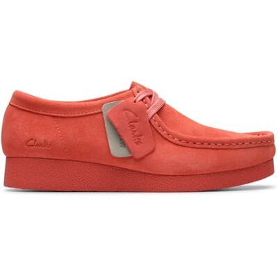 Clarks WallabeeEVOSh Womens Coral Suede, 3.5 Clarks WallabeeEVOSh Womens Coral Suede, 3.5