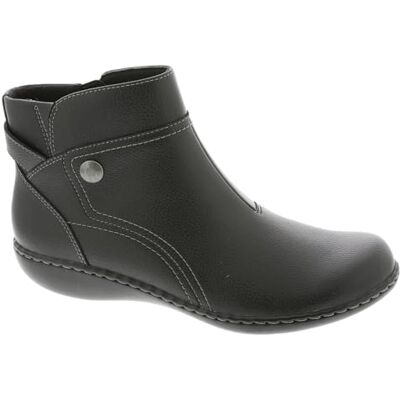 Clarks Women's Ashland Mabel Ankle Boot, Black Tumbled, 8 Narrow Clarks Women's Ashland Mabel Ankle Boot, Black Tumbled, 8 Narrow