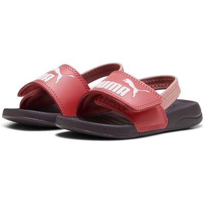 PUMA Unisex Baby Popcat 20 bakrem AC INF glidsandal, persikofrost vit midnatt plommonrosa frukt, 6 UK barn, Peach Frost vit midnatt plommon rosa frukt, 23 EU PUMA Unisex Baby Popcat 20 bakrem AC INF glidsandal, persikofrost vit midnatt plommonrosa frukt, 6 UK barn, Peach Frost vit midnatt plommon rosa frukt, 23 EU
