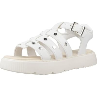 Geox Flickor J Kodette Gir Sandal, Vit, 34 EU Geox Flickor J Kodette Gir Sandal, Vit, 34 EU