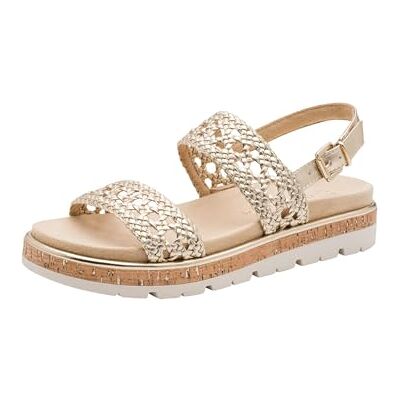 MARCO TOZZI dam 2–28407-46 sandaler, guld, 36 EU MARCO TOZZI dam 2–28407-46 sandaler, guld, 36 EU