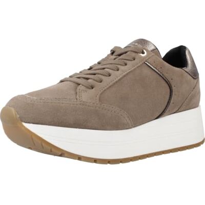 Geox Damsneakers D New Kency A, toupe, 36 EU Geox Damsneakers D New Kency A, toupe, 36 EU