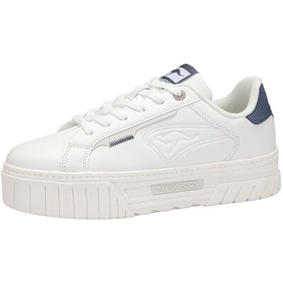 KangaROOS KangaLift Rosy sneakers för kvinnor, vit/grisaill, 36 EU, Vit grisaille, 36 EU KangaROOS KangaLift Rosy sneakers för kvinnor, vit/grisaill, 36 EU, Vit grisaille, 36 EU