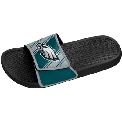 FOCO Herr dusch Flip Flop sandaler Green Bay Packers Legacy Velcro Sport Slide Medium, lagfärg, 9-10 FOCO Herr dusch Flip Flop sandaler Green Bay Packers Legacy Velcro Sport Slide Medium, lagfärg, 9-10