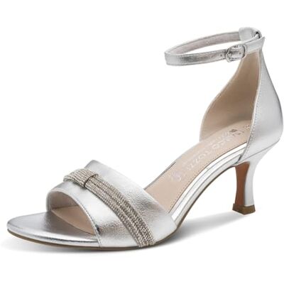 MARCO TOZZI dam Guido Maria Korsben av 2-88304-46 sandaler, silver, 41 EU MARCO TOZZI dam Guido Maria Korsben av 2-88304-46 sandaler, silver, 41 EU