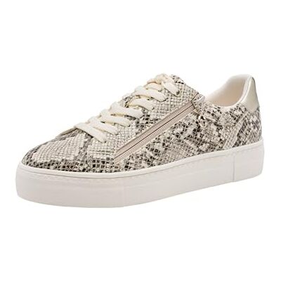 Tamaris dam Low 1-23314-46 sneakers, Beige Snake, 37 EU Tamaris dam Low 1-23314-46 sneakers, Beige Snake, 37 EU