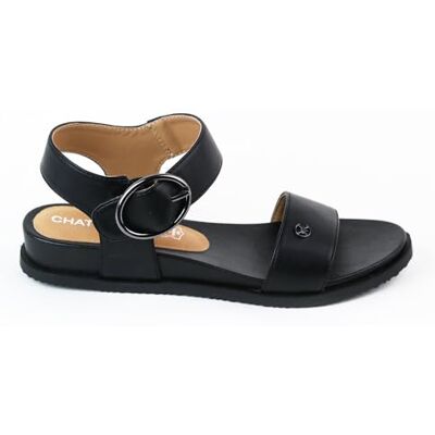 CHATTAWAK Dam 13BRAKNOIR36 sandal, svart, 36 EU, svart, 36 EU CHATTAWAK Dam 13BRAKNOIR36 sandal, svart, 36 EU, svart, 36 EU