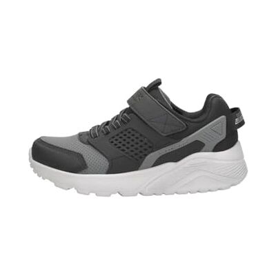 Skechers Uno Lite Gridstill Sneaker för pojkar, Svart, 12 UK Child Skechers Uno Lite Gridstill Sneaker för pojkar, Svart, 12 UK Child