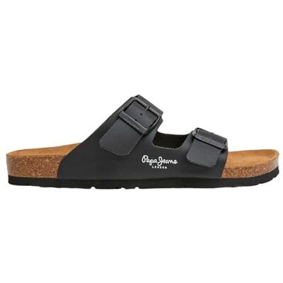 Pepe Jeans London Oban Classic 2 W Dam Regular Fit Anatomi Sandaler, Blå Tvätt Pepe Jeans London Oban Classic 2 W Dam Regular Fit Anatomi Sandaler, Blå Tvätt
