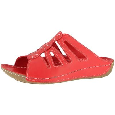 Andrea Conti Dampantolett platt tofflor, Chili, 42 EU Andrea Conti Dampantolett platt tofflor, Chili, 42 EU