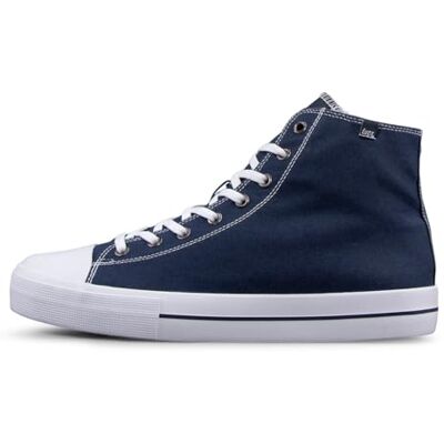 Lugz Herr Stagger Hi Fashion Sneaker, Marinblå vit 37.5 EU Lugz Herr Stagger Hi Fashion Sneaker, Marinblå vit 37.5 EU