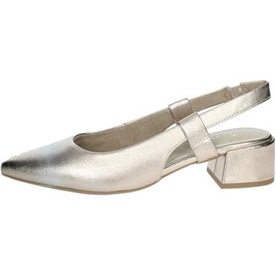 MARCO TOZZI dam, Feel ME fotsäng, mjukt foder, vegansk, 2–29505–42 sling, platinum, 39 EU, Platina, 39 EU MARCO TOZZI dam, Feel ME fotsäng, mjukt foder, vegansk, 2–29505–42 sling, platinum, 39 EU, Platina, 39 EU
