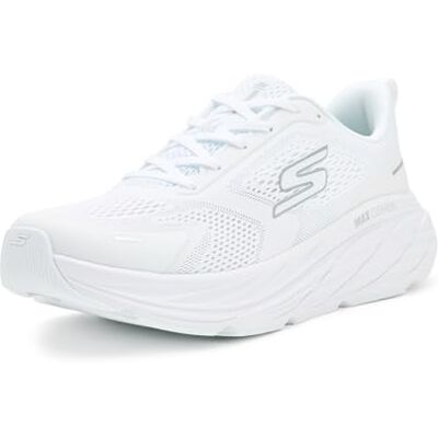 Skechers kvinnors MAX Cushion Elite 3 sneakers, vit, 4.5 UK Skechers kvinnors MAX Cushion Elite 3 sneakers, vit, 4.5 UK