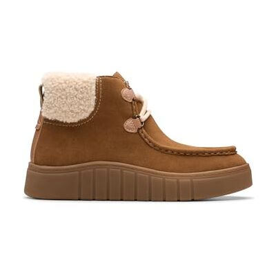 Clarks Mykah Izzy Womens Dark Tan Suede, 4 Clarks Mykah Izzy Womens Dark Tan Suede, 4