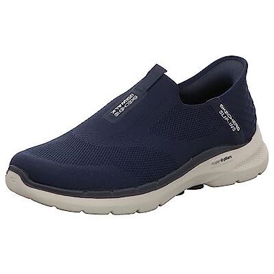 Skechers herr 216278 NVY Sneaker, Marinblå textil marinblå syntetisk marinblå trim, 45 EU Skechers herr 216278 NVY Sneaker, Marinblå textil marinblå syntetisk marinblå trim, 45 EU