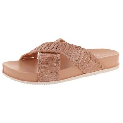 de fonseca Donna Fasce Incrocicate, Sottopiedee Suola In PVC, Ciabatte Mare, Mule dam, Puder, 36 EU, Pulver, 36 EU de fonseca Donna Fasce Incrocicate, Sottopiedee Suola In PVC, Ciabatte Mare, Mule dam, Puder, 36 EU, Pulver, 36 EU