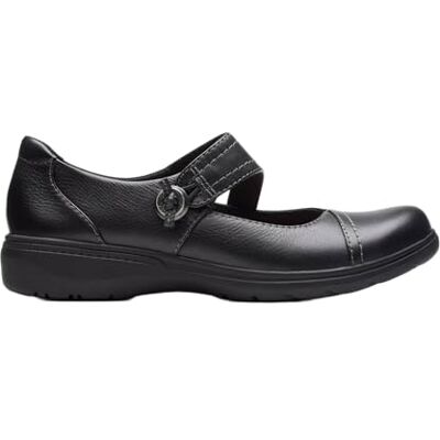 Clarks Carleigh Jane Womens Black Leather, 4.5 Clarks Carleigh Jane Womens Black Leather, 4.5