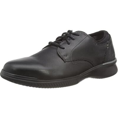 Clarks Donaway vanligt Oxford-tyg för herr, Svart läder, 40.5 EU Clarks Donaway vanligt Oxford-tyg för herr, Svart läder, 40.5 EU