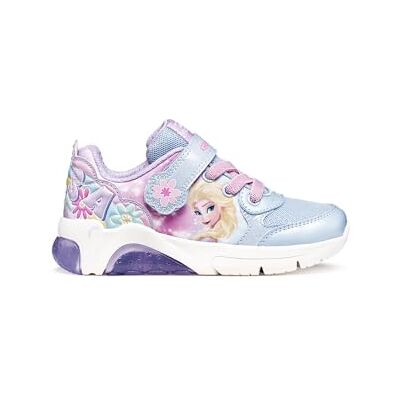 Geox J Fadinlight Girl C sneakers, lila himmel, 11 UK barn Geox J Fadinlight Girl C sneakers, lila himmel, 11 UK barn