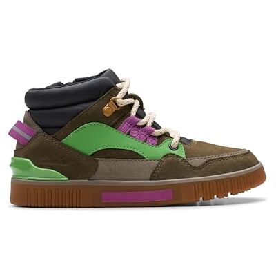 Clarks Oslo Hiker K Childrens Khaki Combi, 8.5 Clarks Oslo Hiker K Childrens Khaki Combi, 8.5