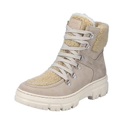 Rieker Dam Z7430 snörstövlar, Beige, 39 EU Rieker Dam Z7430 snörstövlar, Beige, 39 EU