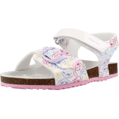 Geox J Adriel Girl C Sandal, vit/DK pink, 36 EU Geox J Adriel Girl C Sandal, vit/DK pink, 36 EU