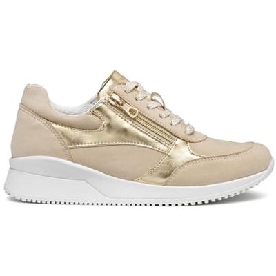 Geox Dam D HALENEY A plattform, off vit/LT guld, 38 EU, Off White Lt Gold, 38 EU Geox Dam D HALENEY A plattform, off vit/LT guld, 38 EU, Off White Lt Gold, 38 EU