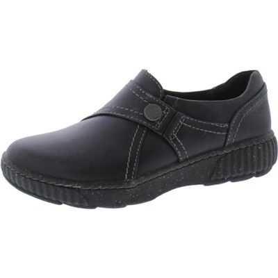 Clarks kvinnors Caroline Pearl Loafer, Svart läder, 10 Clarks kvinnors Caroline Pearl Loafer, Svart läder, 10