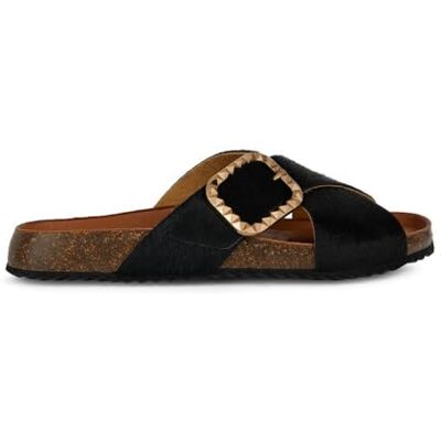 Geox Damer D New BRIONIA B B platt sandal, svart, 38 EU, svart, 38 EU Geox Damer D New BRIONIA B B platt sandal, svart, 38 EU, svart, 38 EU